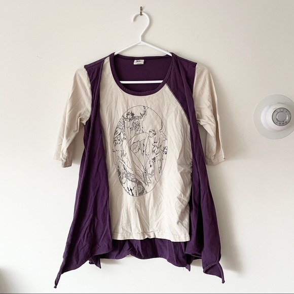 🔮Purple Dreams Graphic Mid Sleeve Tee - Picture 4 of 9